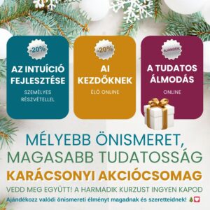 Karácsonyi önismereti akciócsomag - 2 kurzus 20-20% kedvezménnyel + 1 kurzus ajándék